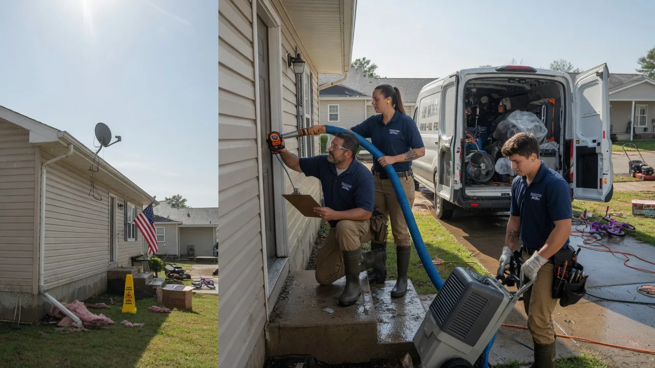 Ceiling Water Damage Restoration in Ramona, SD near me